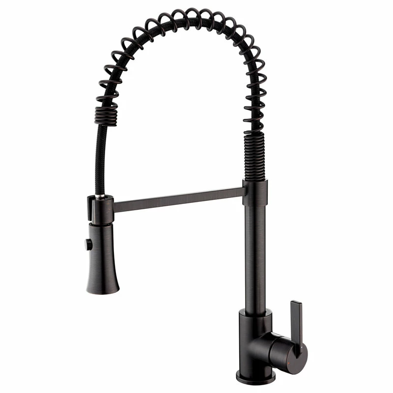 Top 10 โจ Luxier KTS13-T Single-Handle Pull-Down Sprayer Kitchen Faucet, Oil Rubbed Bronze ๐