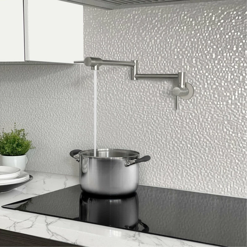 Deals ✔️ STYLISH Stainless Steel Wall Mount Pot Filler Folding Stretchable ⭐ - Image 2