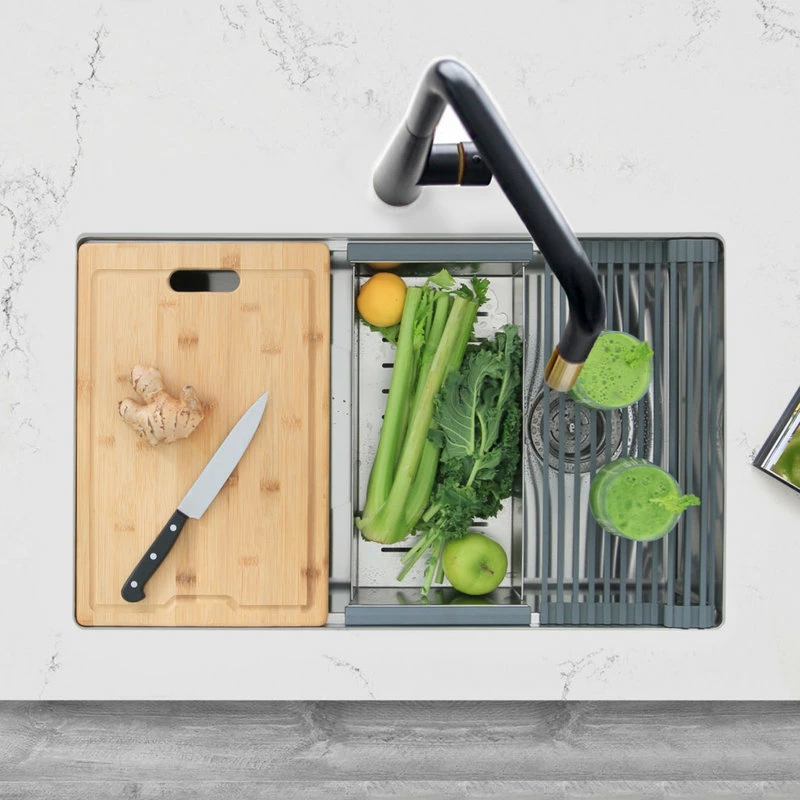 Discount 🛒 Stylish 30"L X 19"W Stainless Steel Single Basin Undermount Kitchen Sink 🥰 - Image 3