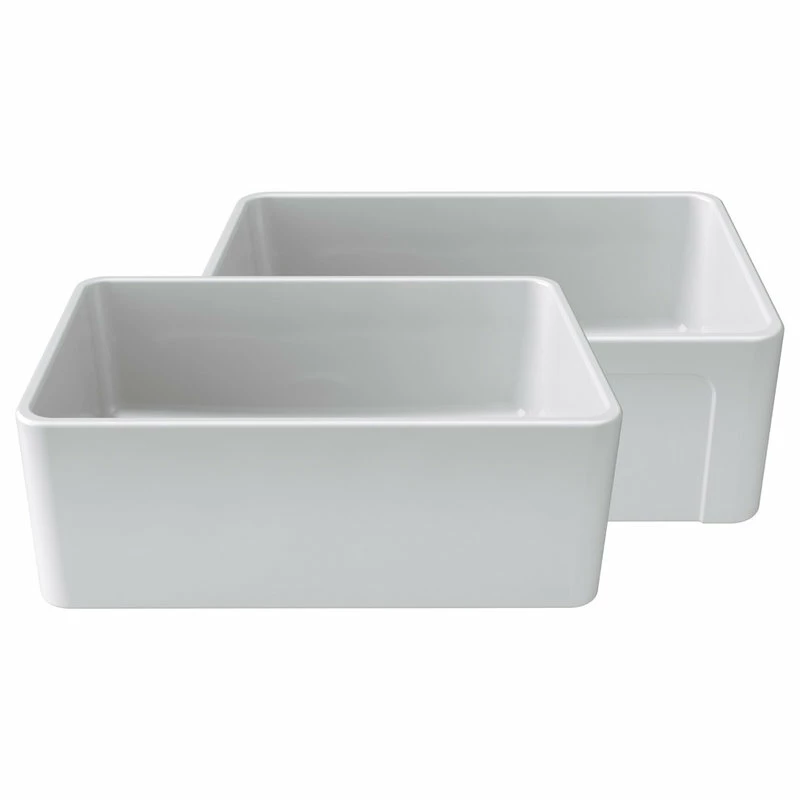 Best Sale ๐งจ Latoscana 27" Reversible Fireclay Farmhouse Sink โค๏ธ - Image 3