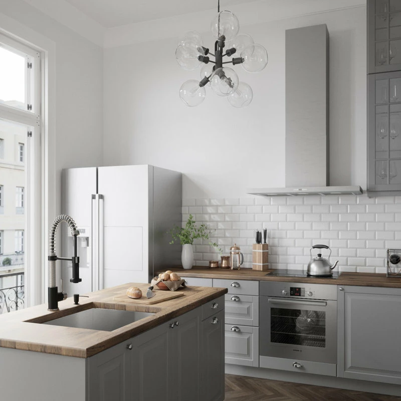 Best reviews of ๐ VIGO Edison Pull-Down Kitchen Faucet, Stainless Steel/Matte Black ๐ฅ - Image 4