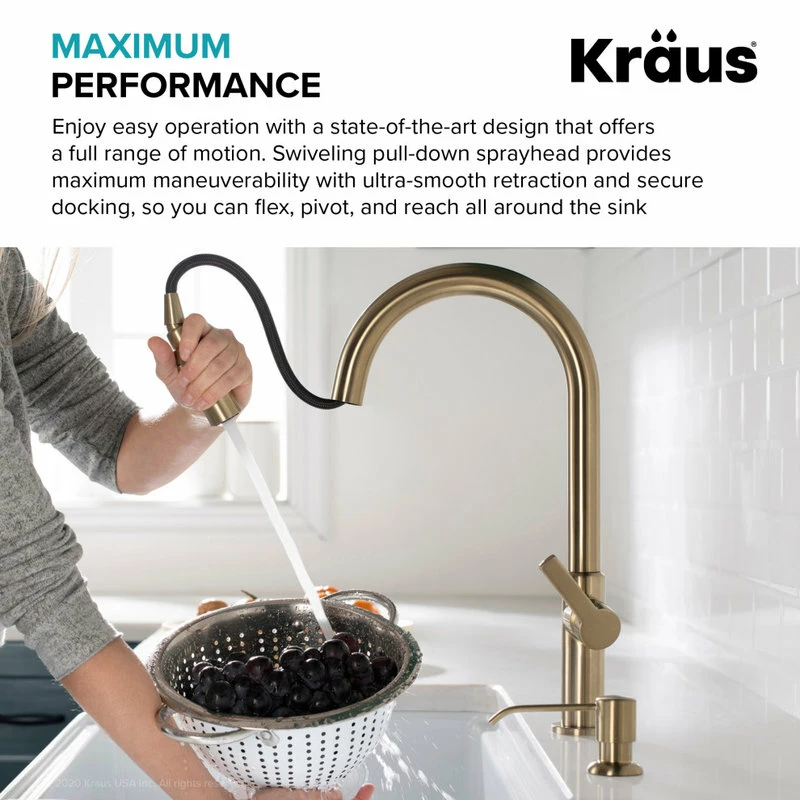 Hot Sale ❤️ Kraus USA, Inc. Oletto Pull-Down 2-Function 1-Handle Kitchen Faucet SFS (Model KPF-2820SFS) 🔔 - Image 8