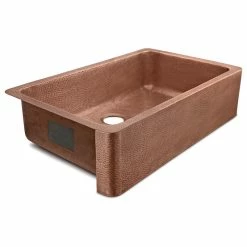 Best deal 😀 SINKOLOGY Adams 36" Farmhouse Copper Single Bowl Kitchen Sink 🔔