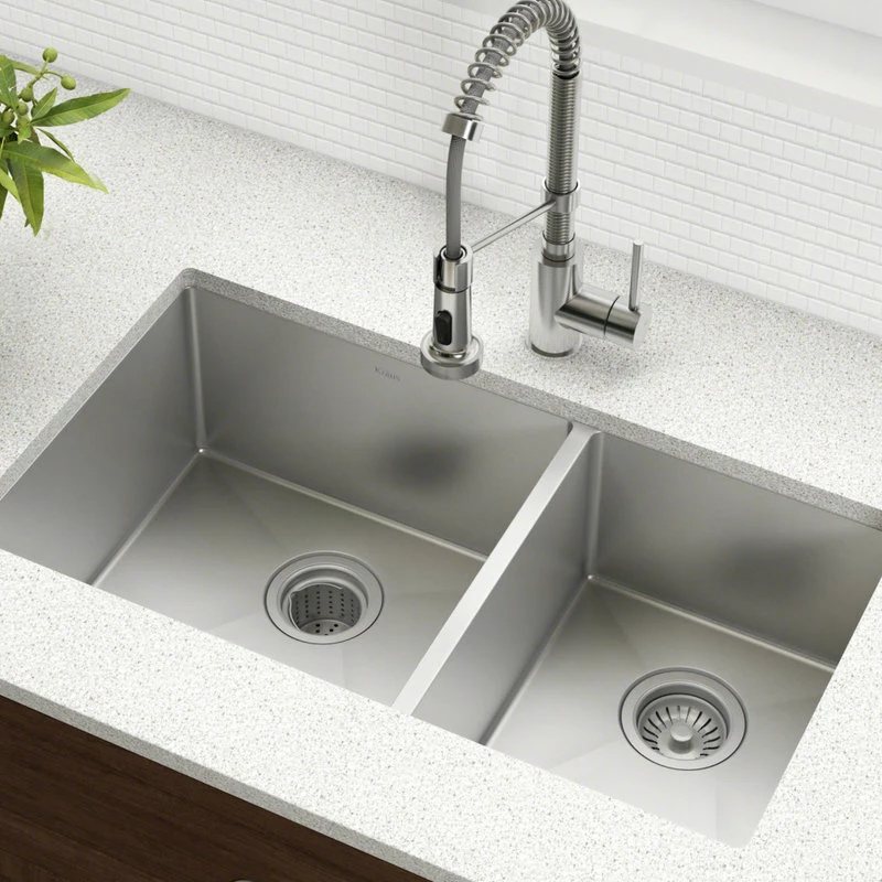 Outlet 💯 Kraus USA, Inc. Standart PRO 33" Undermount Stainless Steel Kitchen Sink, Garbage Disposal 🔥 - Image 2