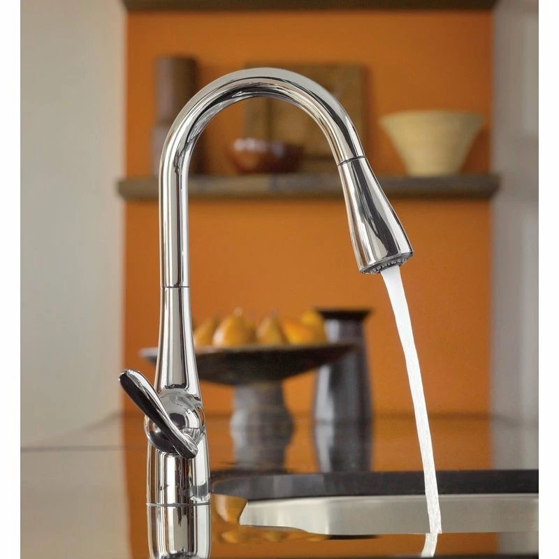 Flash Sale ๐ Moen Arbor 1-Handle High Arc Pulldown Kitchen Faucet, Chrome โ - Image 6