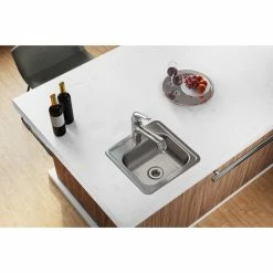 Best Pirce ๐คฉ Elkay D11515 Dayton Stainless Steel 15" X 15" Drop-in Bar Sink, 1 Hole ๐