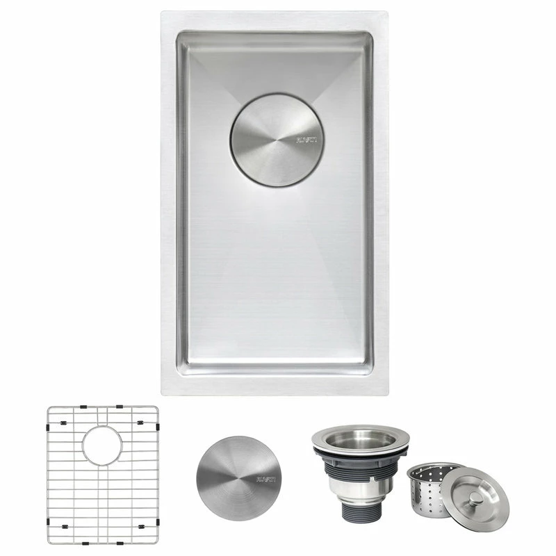 Deals 🎉 Ruvati 10 Inch Undermount Bar Prep Tight Raduis 16 Gauge Kitchen Sink Stainless ✨