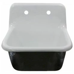 New ❤️ Nantucket Sinks 22" Cast Iron Wallmount Utility Sink 😉