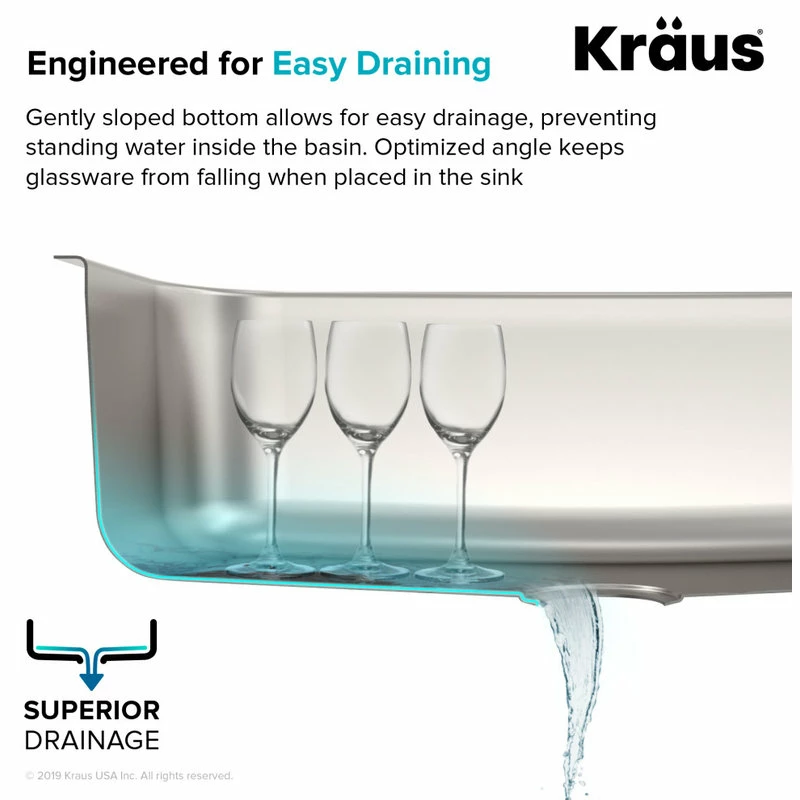 Best reviews of ⌛ Kraus USA, Inc. Premier 32" Undermount Stainless Steel 2-Bowl 16 Gauge Kitchen Sink 50/50 Split ✔️ - Image 7