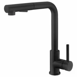 Wholesale 🔥 STYLISH Single Handle Pull Down Matte Black Kitchen Faucet ⌛