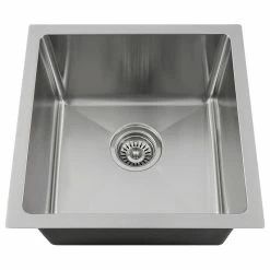 New 👏 MR Direct Sinks And Faucets 1717 Single Bowl 3/4" Stainless Steel Sink, 16-Gauge, Sink Only 🛒