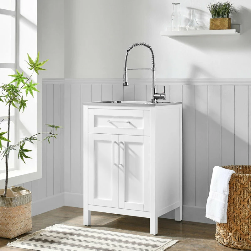 Top 10 ๐ Ove Decors Piaras 22 In. Utility Sink In White ๐งจ - Image 3