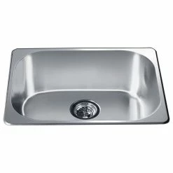 Budget ⌛ Dawn Kitchen & Bath Products, Inc Dawn Top Mount Single Bowl Bar Sink 🥰