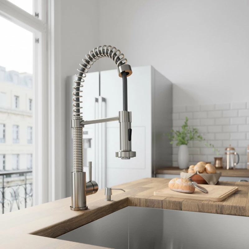 Best deal 😍 VIGO Edison Pull-Down Kitchen Faucet, Stainless Steel 🔔 - Image 3