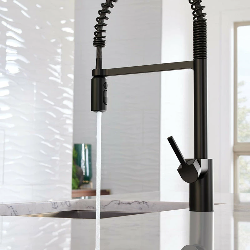 Hot Sale 🌟 Moen One-Handle Pulldown Kitchen Faucet Matte Black, 5923BL ✨ - Image 3