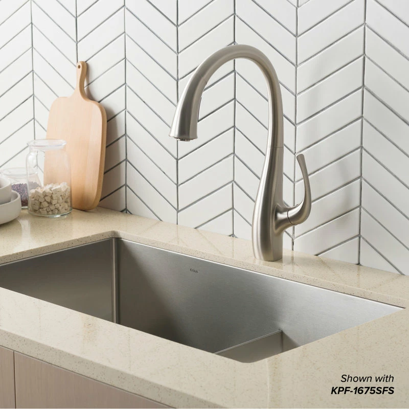 Flash Sale 🎉 Kraus USA, Inc. Standart PRO 32" Undermount Stainless Steel 2-Bowl 16 Gauge Kitchen Sink 👍 - Image 5