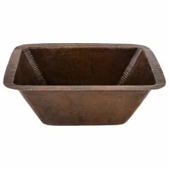 Outlet 🤩 Premier Copper Products Rectangle Copper Bar Sink With 2" Drain Size, 3.5" 👍