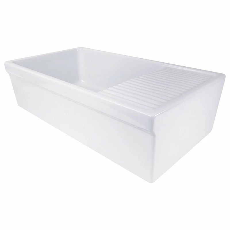 Wholesale π Nantucket Sinks FCFS36-DB Italian Farmhouse Sink With Built-In Drainboard βοΈ