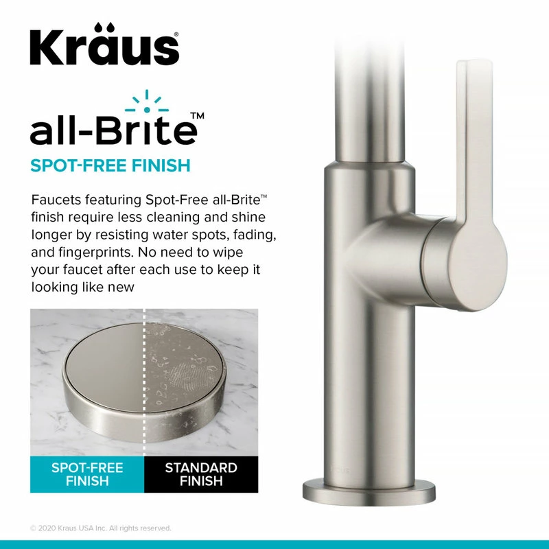 Hot Sale ❤️ Kraus USA, Inc. Oletto Pull-Down 2-Function 1-Handle Kitchen Faucet SFS (Model KPF-2820SFS) 🔔 - Image 5