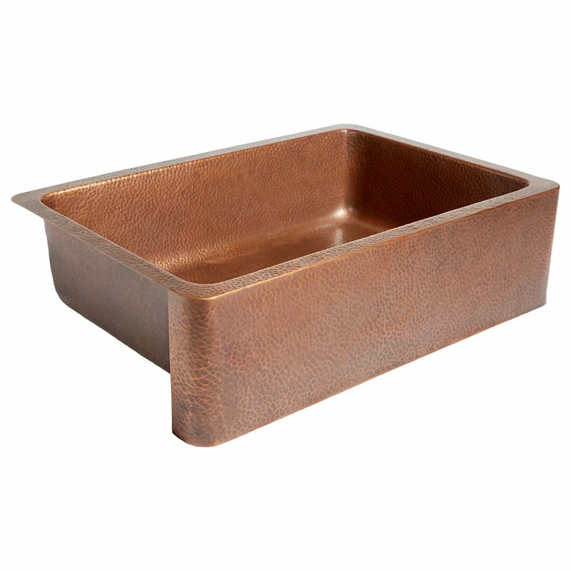 Discount π― SINKOLOGY Adams 33" Farmhouse Copper Single Bowl Kitchen Sink π₯