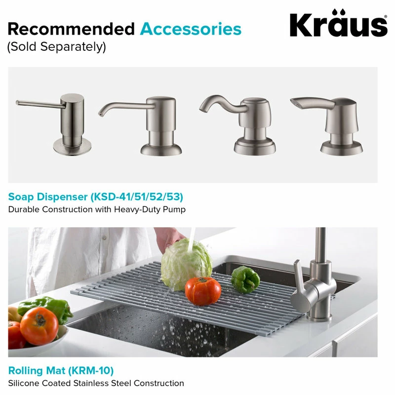 Flash Sale 🎉 Kraus USA, Inc. Standart PRO 32" Undermount Stainless Steel 2-Bowl 16 Gauge Kitchen Sink 👍 - Image 13