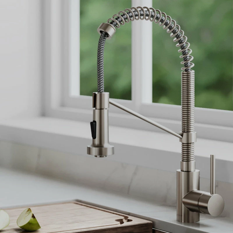 Promo 😉 Kraus USA, Inc. Bolden Commercial Style 2-Function Pull-Down 1-Handle 1-Hole Kitchen Faucet SFS 👍 - Image 4