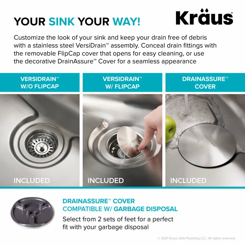 Outlet ❤️ Kraus USA, Inc. Dex 33" Undermount Stainless Steel 1-Bowl 16 Gauge Kitchen Sink 🧨 - Image 12
