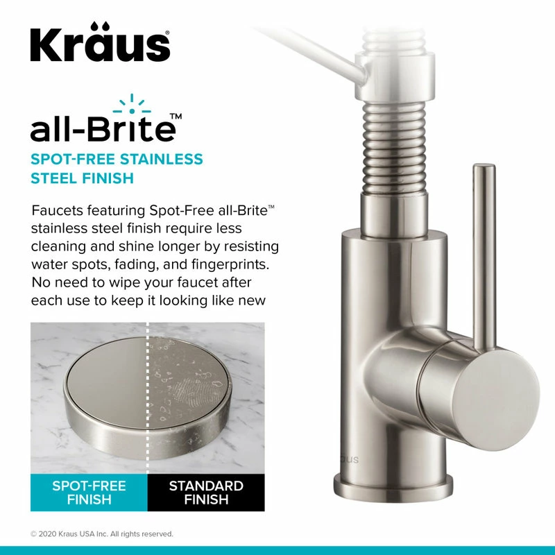 Coupon 😀 Kraus USA, Inc. Purita Water Dispenser With Bolden Pulldown Kitchen Faucet, SF Stainless Steel 🎁 - Image 5