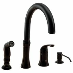 Cheap ๐ MR Direct Sinks And Faucets 710 4-Hole Kitchen Faucet, Antique Bronze ๐