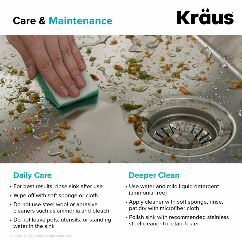 Discount 👏 Kraus USA, Inc. Kraus KHT301-18 Standart PRO 18" Drop In Single Basin Stainless - Stainless 👍 - Image 2
