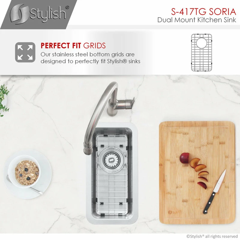 Top 10 ๐ Stylish 9" Undermount Or Drop-in Stainless Steel Bar Sink With Grid And Strainer ๐งจ - Image 7