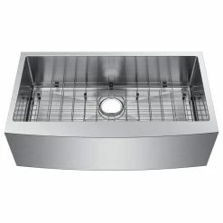 Cheapest ๐งจ Starstar LLC/Starstar 30" Farmhouse Apron Single Bowl 304 16 Gauge Kitchen Sink With Grids ๐ฅฐ