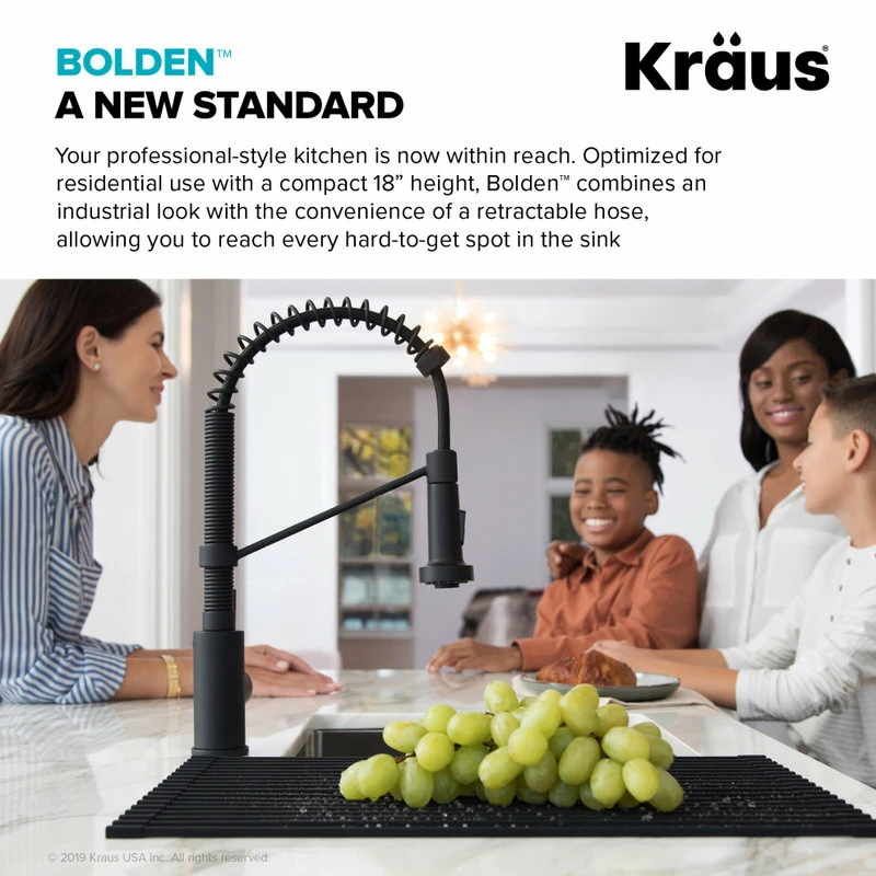 Promo 😉 Kraus USA, Inc. Bolden Commercial Style 2-Function Pull-Down 1-Handle 1-Hole Kitchen Faucet SFS 👍 - Image 10