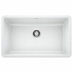 Best deal 🎉 Blanco Precis 30" Single Bowl Silgranit Sink, White, Modern ⌛