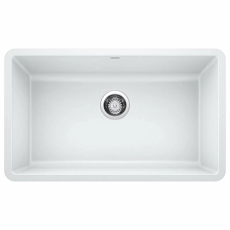 Best deal 🎉 Blanco Precis 30" Single Bowl Silgranit Sink, White, Modern ⌛
