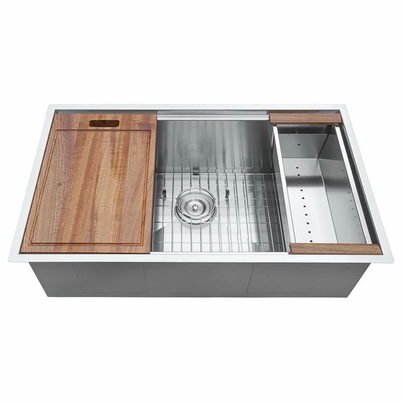 Budget 🤩 Ruvati RVH8300 Undermount 16 Gauge 32" Kitchen Sink Single Bowl ⌛ - Image 11