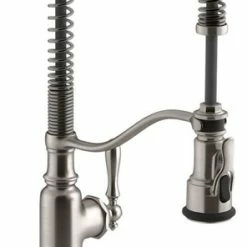 Discount 👍 Kohler K-77515 Tournant 1.5 GPM 1 Hole Pre-Rinse Kitchen Faucet - Vibrant 🔥