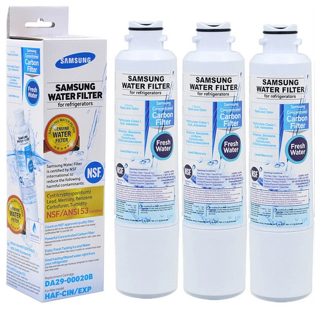 Best reviews of ๐ Refrigerator Water Filter Samsung DA29-00020B 469101 HAF-CIN, Set Of 3 ๐งจ